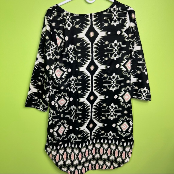 Red Ranch short dress western Aztec size S lightweight - Picture 4 of 4